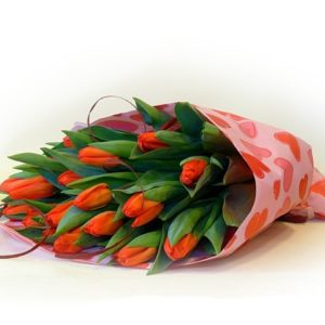 Bukiet tulipanów "Kocham Cie" - Kwiaciarnia KWIATOSTACJA Kraków