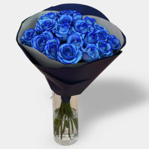 Błękitne róże - bukiet premium - Kwiaciarnia KWIATOSTACJA Kraków